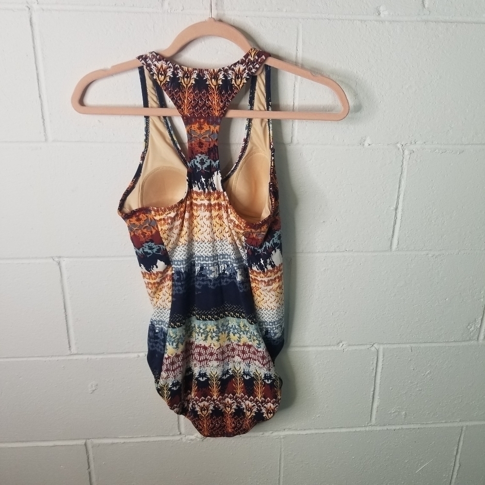 Garnet Hill Patchwork Floral One Piece Swimsuit - image 4